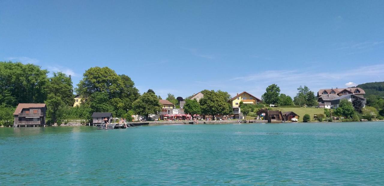 Ferienwohnungen Zum Attersee Lenzing Bagian luar foto
